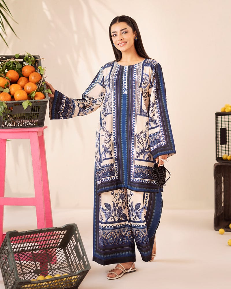 A-1 DIGITAL PRINT 2PC STITCHED FOR GIRLS
