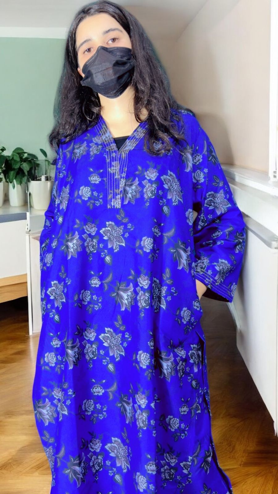 Seerat digital print suit long length pocket style