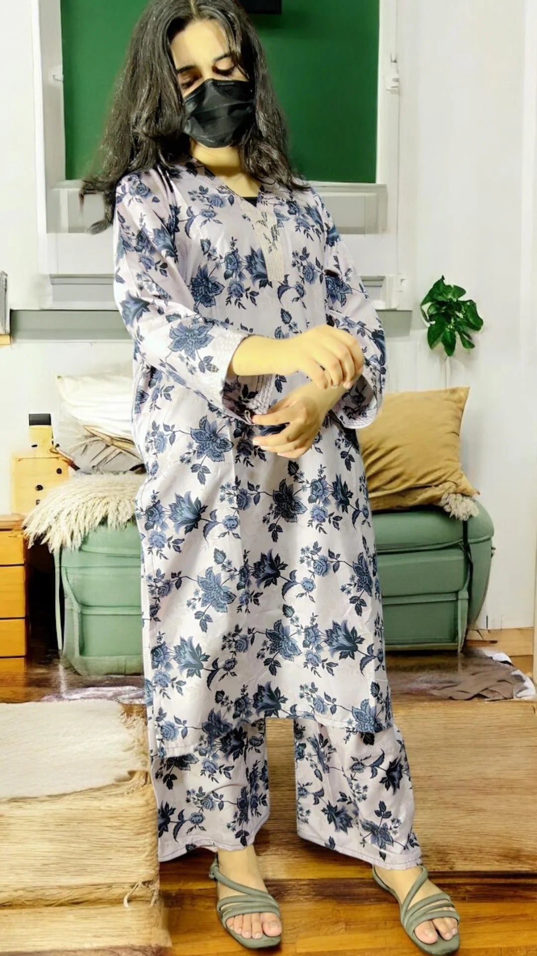 Seerat 2 digital print suit long length pocket style