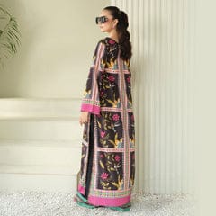 BLACK gulbhar  Digital Print Stitched 2-Piece