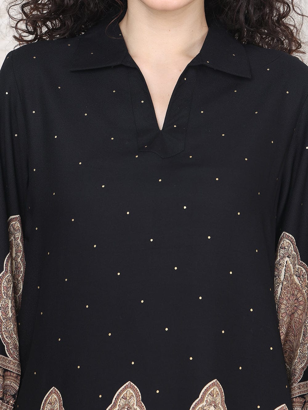 Blackish Grip Silk PRINT 2PC STITCHED
